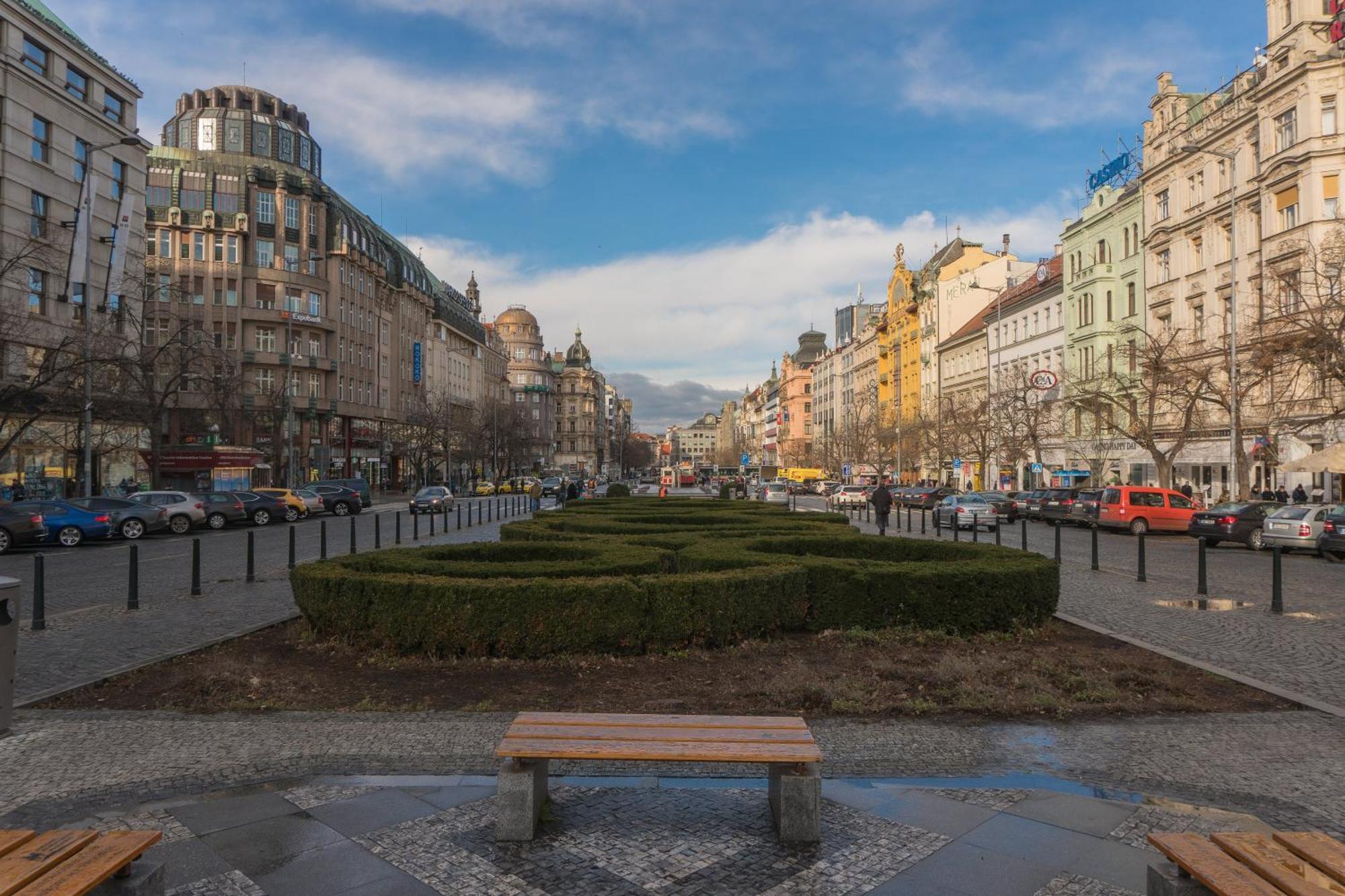 New Design & Style Apartments 50M From Wenceslas Square Prága Kültér fotó